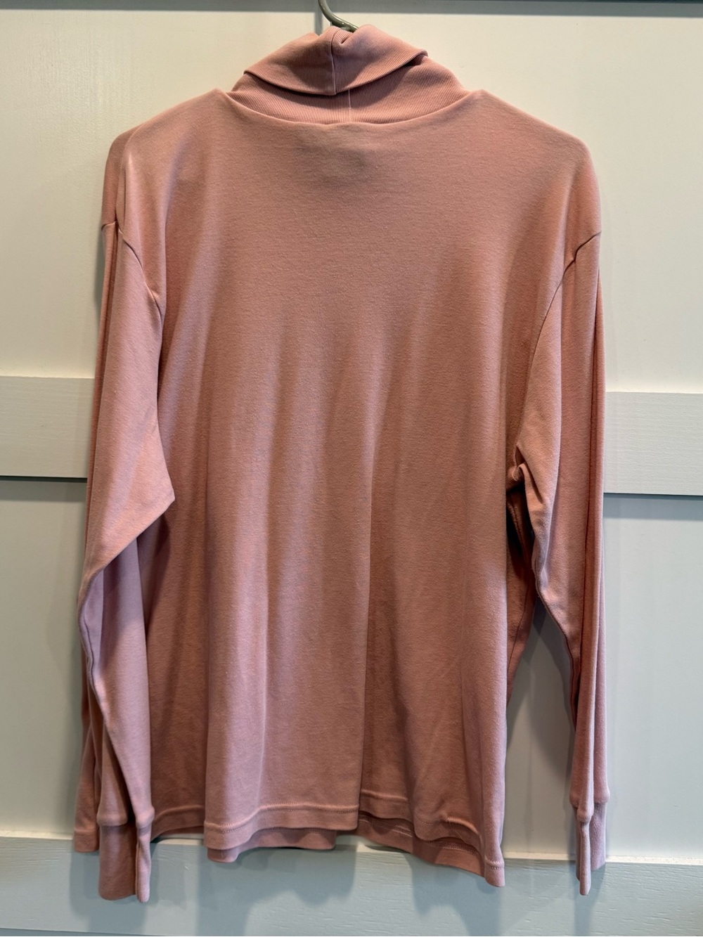 Long-Sleeve Turtleneck Shirt - Dusty Rose - Picture 8 of 8